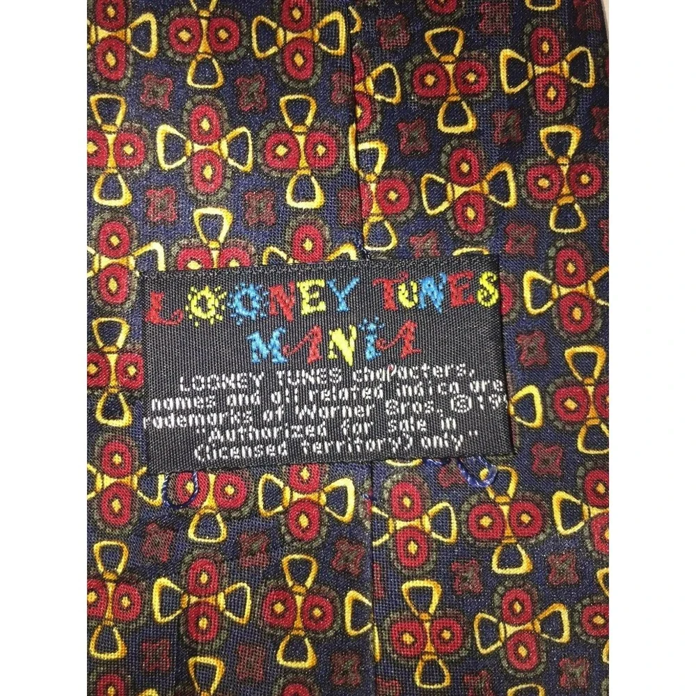 NOS Looney Tunes Mania‎ Daffy Duck Patterned Neck Tie 60